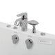 Ella Tub4Two 32"x60" Hydro+Air Massage+Foot Massage Acrylic Two Seat Walk, Tub