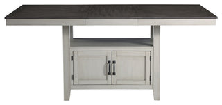 Hyland Dining Set, Table, Bench, 4 Chairs and Server