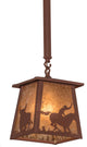 7Sq Cowboy & Steer Pendant