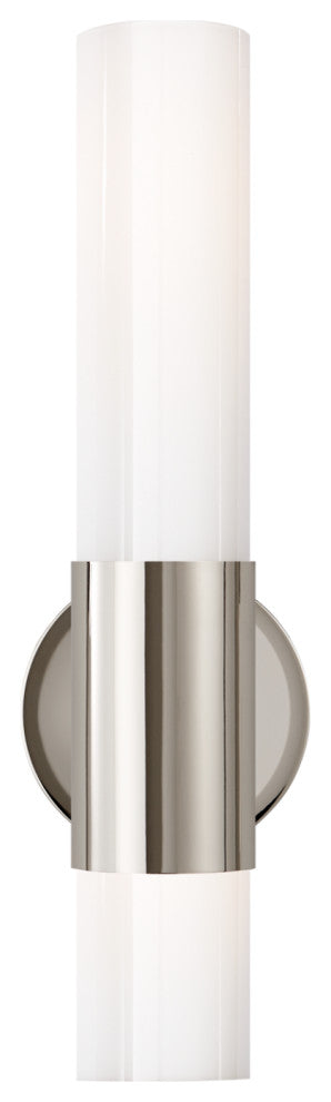 Cylindrical White Glass Wall Light | Andrew Martin Penz