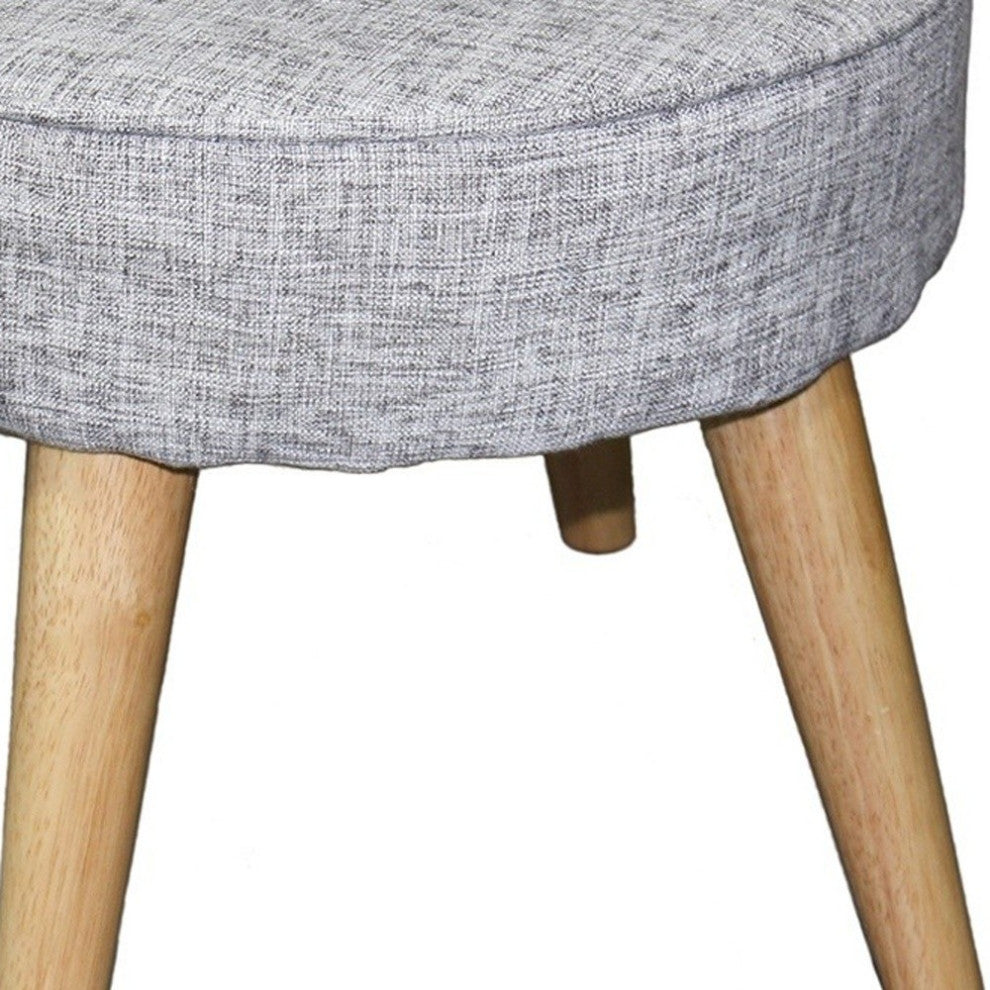 Useful Heathered Gray Foot Stool