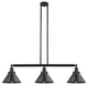 INNOVATIONS LIGHTING 213-BK-S-M10-BK-LED 3 Light Dimmable LED Island Light