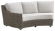 Curved Sectional Armless Sofa