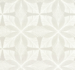 Grey & White Roulettes Wallpaper