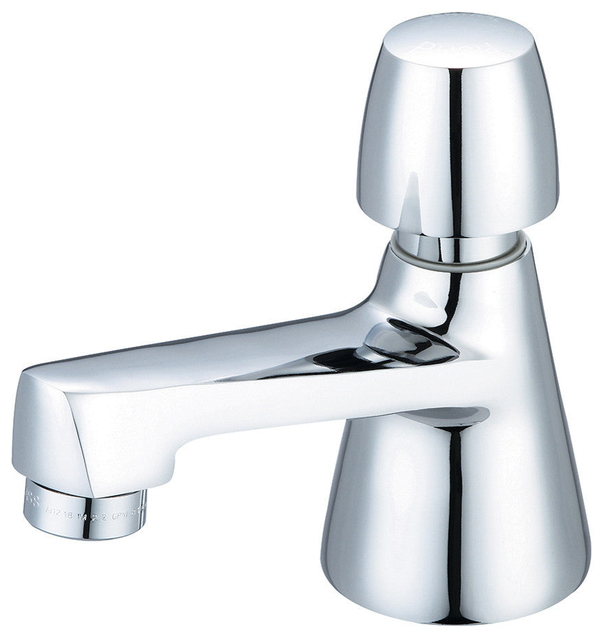 Central Brass Slow-Close Single Handle Basin Faucet