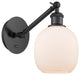 Innovations 317-1W-BK-G101-LED 1-Light Sconce, Matte Black