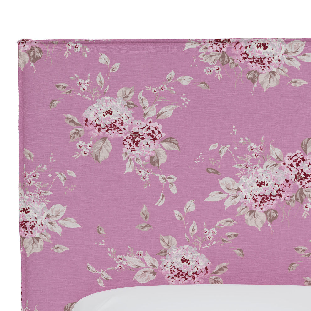 Rachel Ashwell Slipcover Headboard, Sc Berry Bloom Hot Pink, King