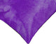 18"x18" Torino Cowhide Pillows, Set of 2, Purple
