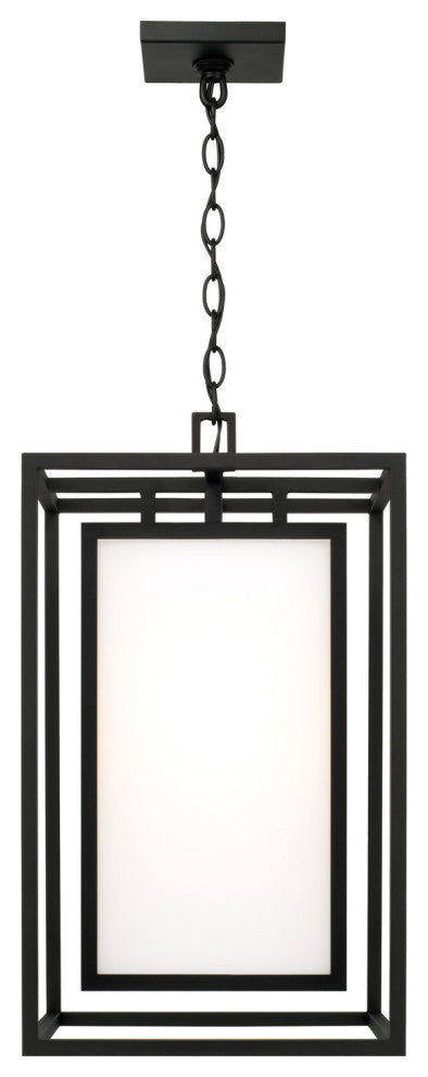 Capital Lighting 953114 Aiden 13"W Outdoor Pendant - Black