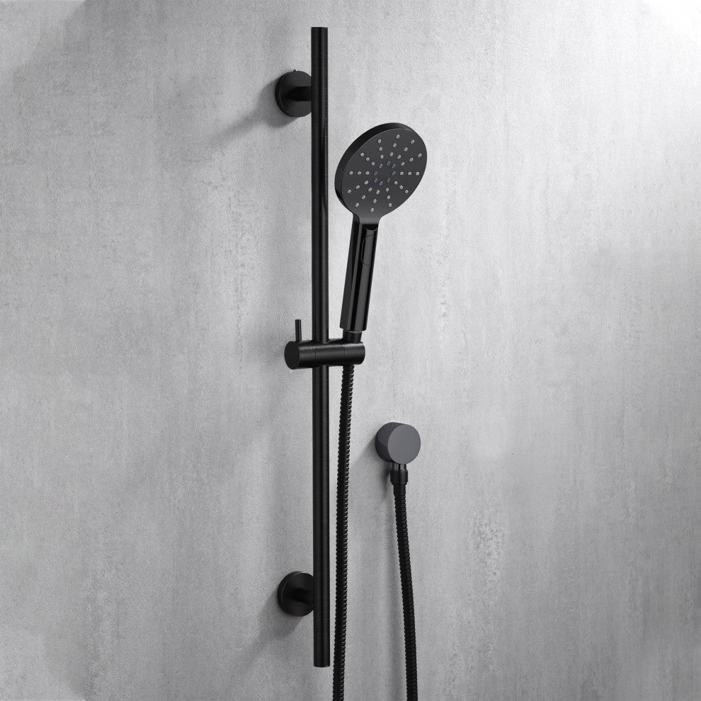 Luxier SB01-30 30" Adjustable Slide Bar for Handheld Showerheads, Oil Rubbed Bronze
