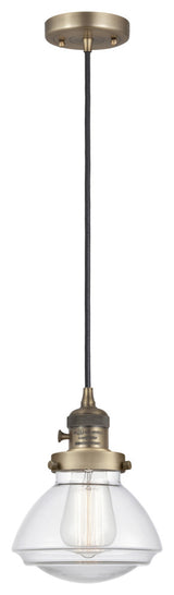 INNOVATIONS 201CSW-BB-G322 1-Light Mini Pendant Brushed Brass