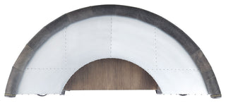 ACME Rahma Bar Table in Antique Ebony Top Grain Leather