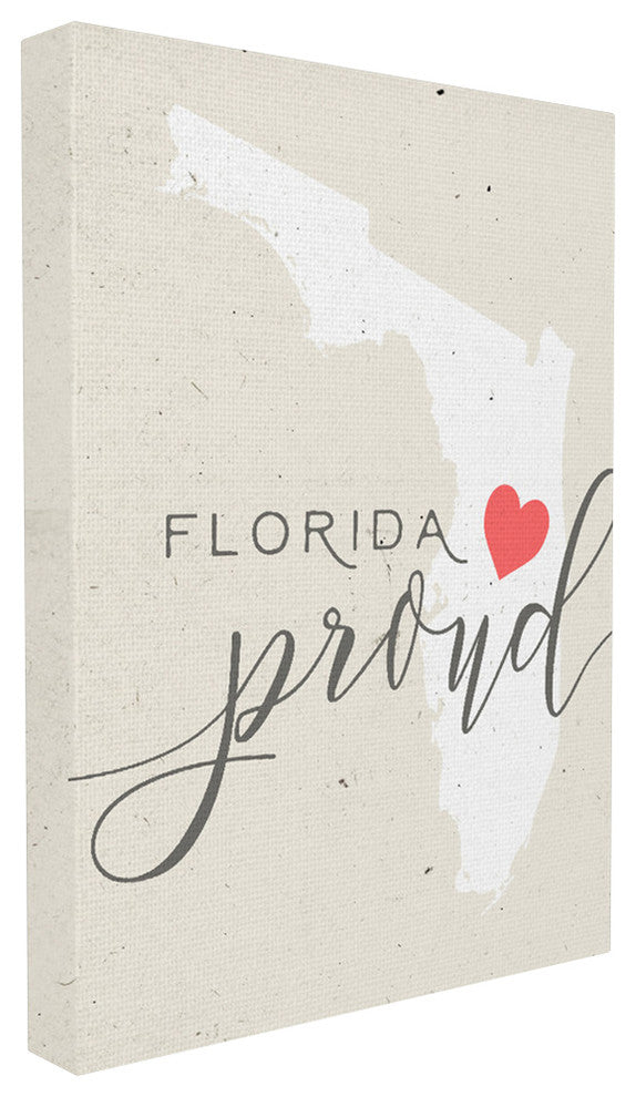 Florida Proud, 16x20, Stretched Canvas Wall Art