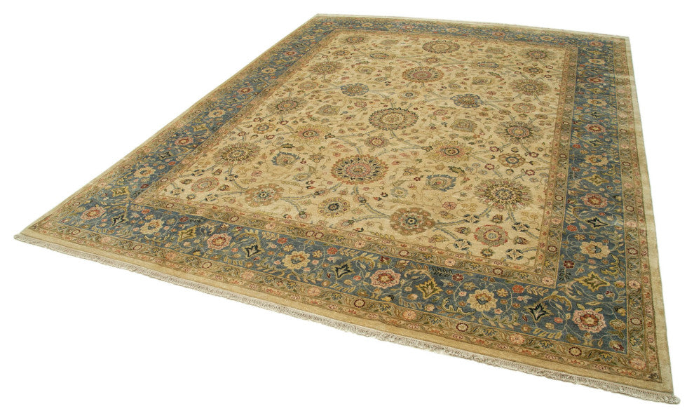 Rug N Carpet - Handwoven Oriental 12' 0" x 14' 8" Oversize Oushak Area Rug