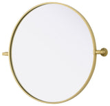 Home Living 24x24 Pivot Mirror, Brass