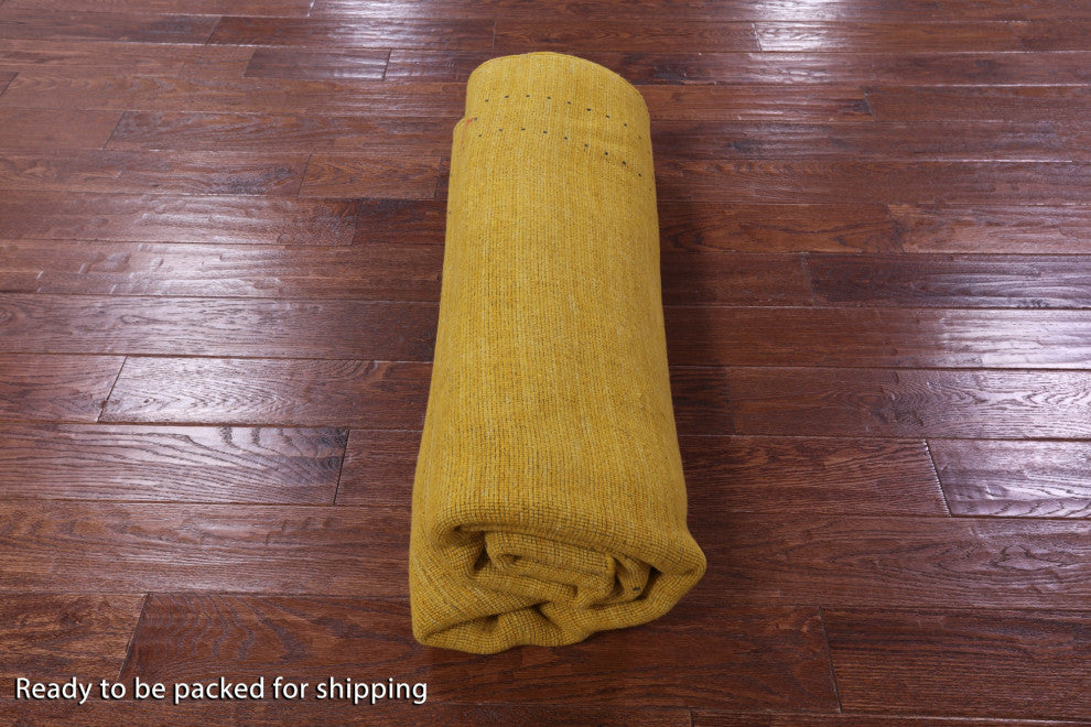 6' Square Persian Gabbeh Handmade Wool Rug - Q15158