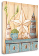 "Coastal Cupboard I" By Jo Moulton, Giclee Print on Gallery Wrap Canvas