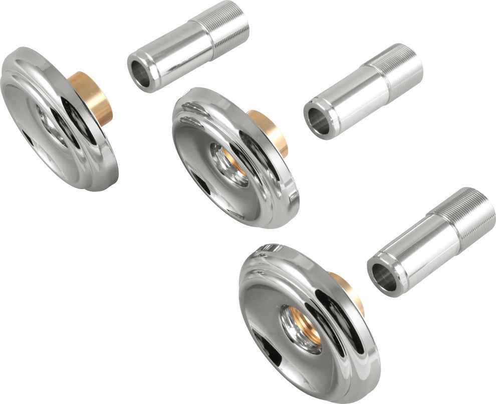 Delta Metal Escutcheon and Sleeve, Polished Chrome