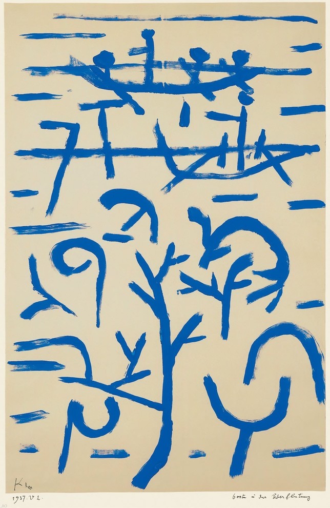 Paul Klee Boats in the Flood - 18" x 27" Premium Canvas Print