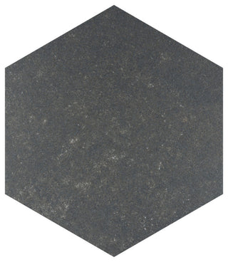 Traffic Hex Dark Grey Porcelain Floor and Wall Tile
