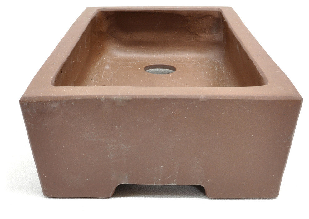 Purple Clay Rectangular Bonsai Pot