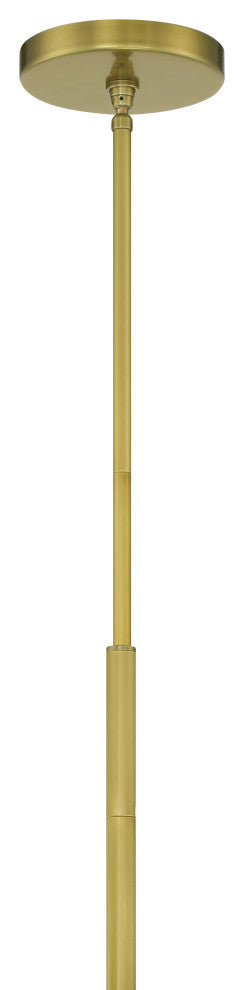 Crystorama DNT-6046-AG Dante 6-Light Aged Brass Chandelier