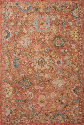 Loloi Padma Terracotta / Multi 18" x 18" Sample Rug