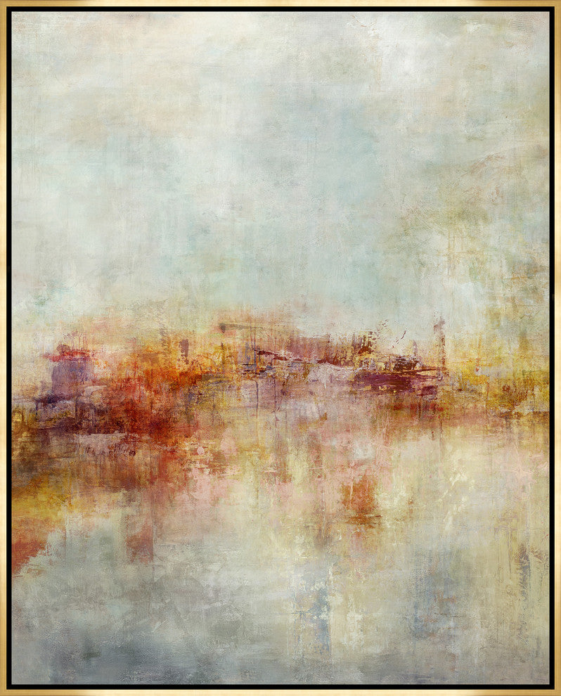Overjoyed, 31.25"x39.25", Gold Leaf Gallery Float