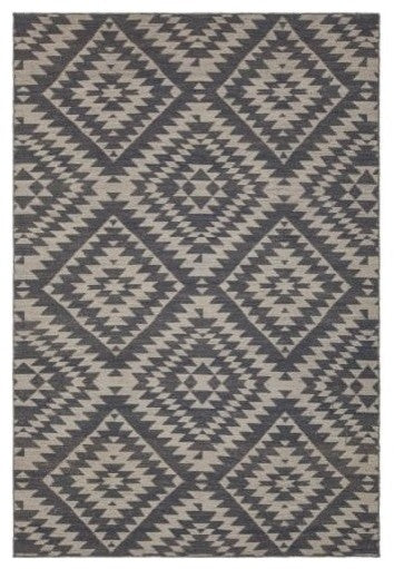 Winnie Area Rug, Gray/White, 5'x7'6"