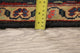 Consigned, Traditional Handmade Persian Oriental 11' Vintage Rug, Black, 4'x11'