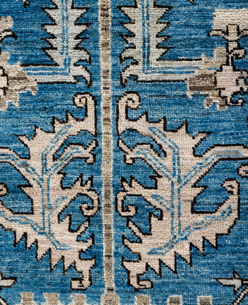 Serapi One-of-a-Kind Hand-Knotted Area Rug Light Blue, 7'11" x 9'10"