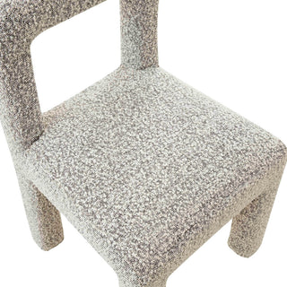 Hazel Boucle Dining Chair, Gray