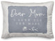 Dear Mom I Love You Most 14x20 Spun Poly Pillow