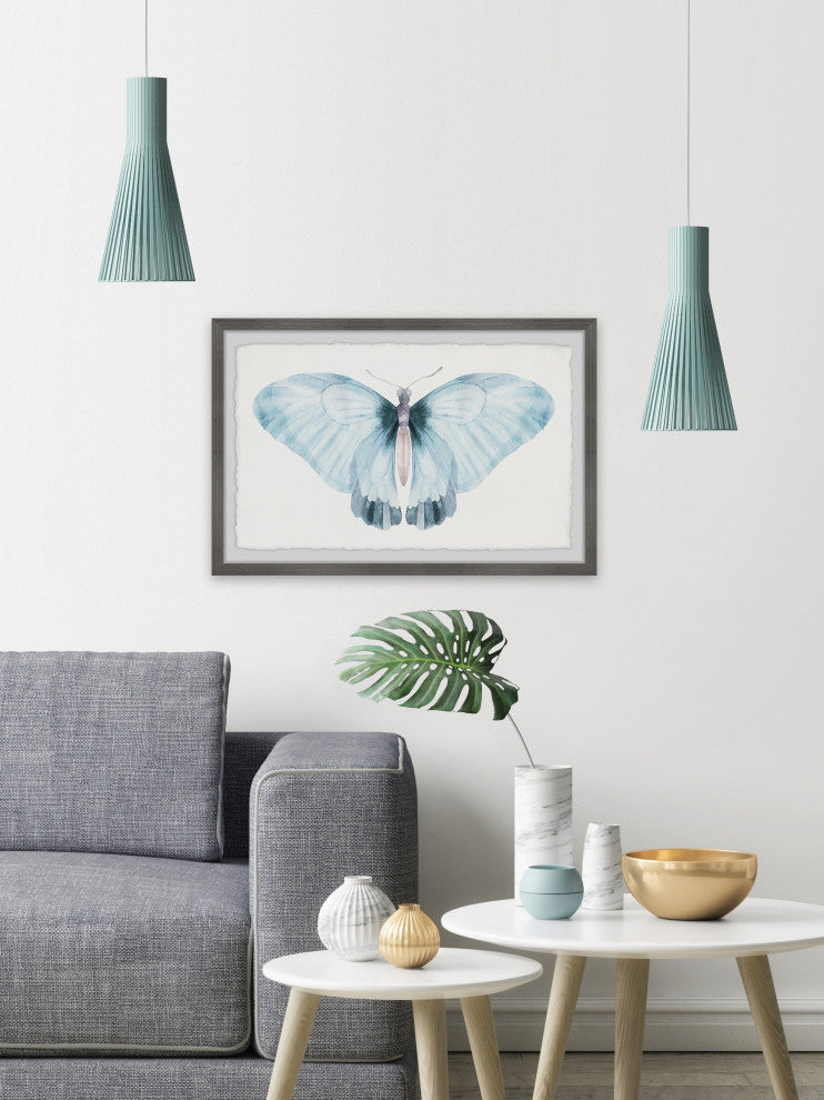 "Winged Beauty" Framed Painting Print, 12x8