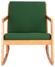 Safavieh Outdoor Vernon Rocking Chair Natural/Green