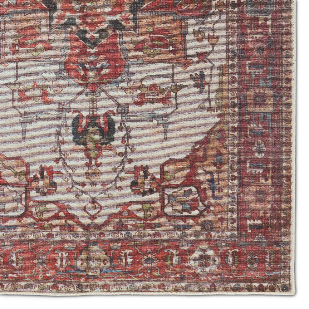 Vibe by Jaipur Living Hepburn Medallion Rust/ Beige Area Rug 10'6"X14'