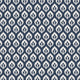 Twin Wingback Headboard, Elliot Floral Lg Navy