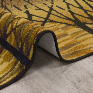 Woodland Way 10'9" x 13'2" area rug, color Goldenrod