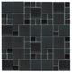 Stainless Steel Magic Pattern Mosaic Blend Tile, Sample