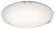 Yokohama 1 Light Flush Mount, White