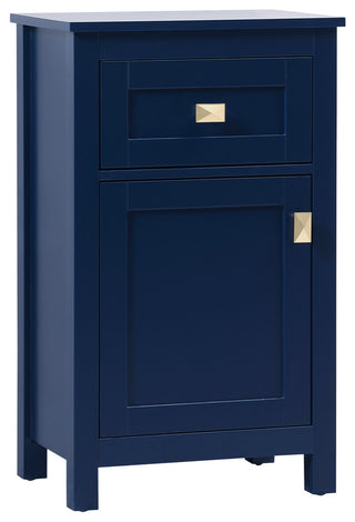 18" Wide Bathroom Storage Freedstanding Cabinet, Blue