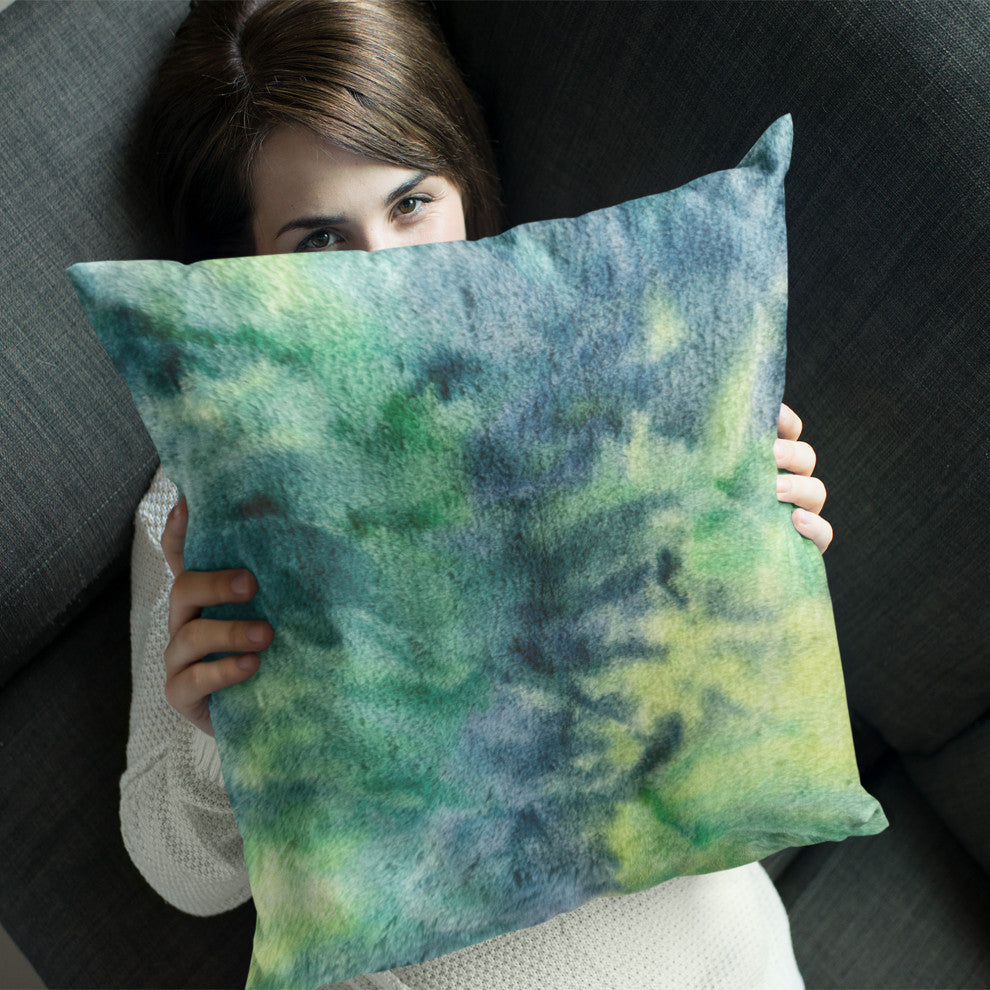 Plutus Northern Lights Faux Fur Luxury Throw Pillow, 22" x 22"