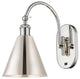 Ballston Cone Sconce, Polished Nickel