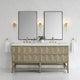 Emmeline 72" Double Vanity, Pebble Oak, Ethereal Noctis