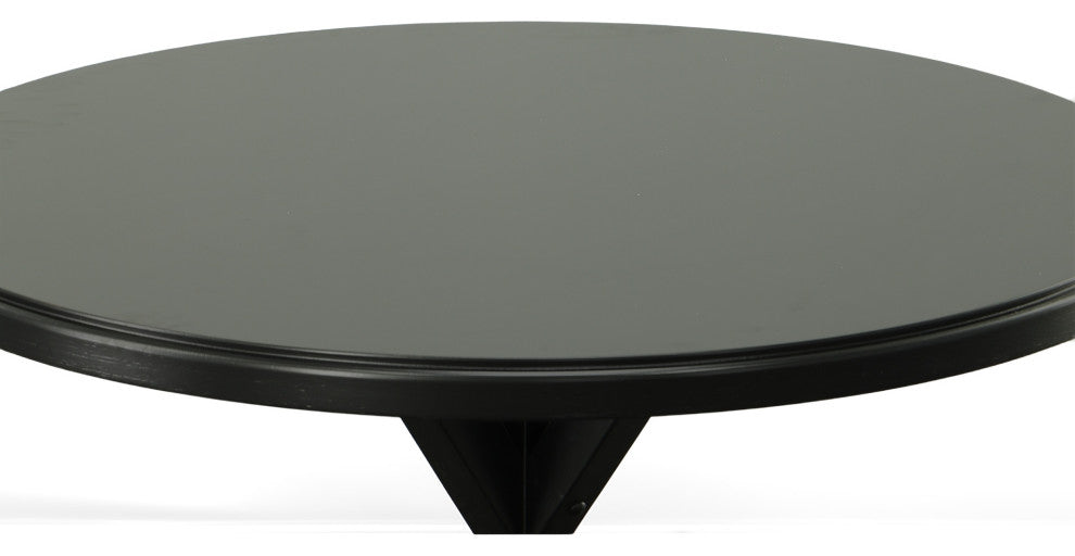 Rembrandt X Base Dining Table, Antique Black