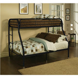 ACM-02053BK, ACME Tritan Twin/Full Bunk Bed, Black