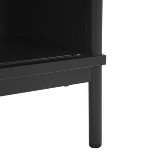 Safavieh Lylia 2 Door Coffee Table, Black/Black