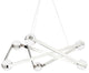 Orbit 6-Light Chandelier Polished Nickel Finish
