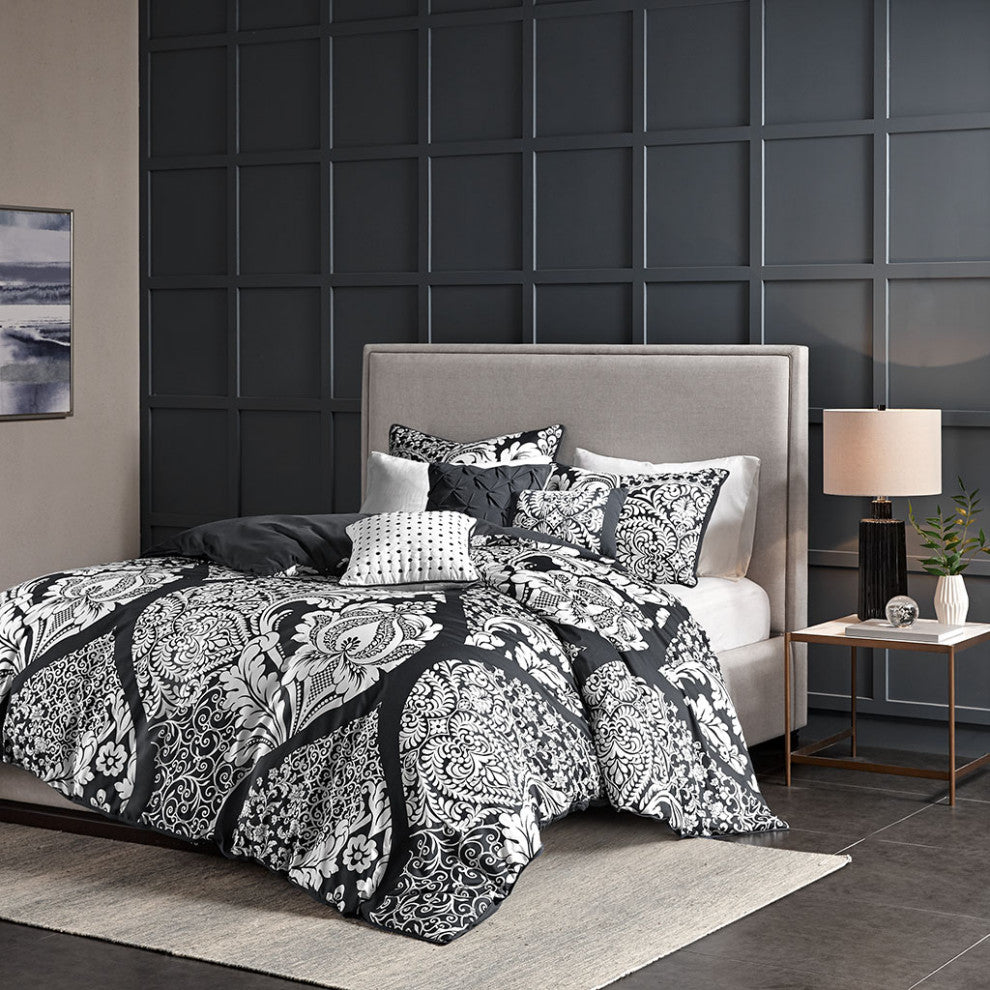 Madison Park Vienna 6 Piece Printed Duvet Cover Set