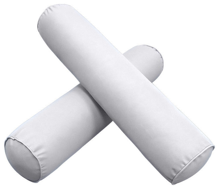 Style5 Twin-XL Pipe Trim Outdoor Mattress Bolster Slip Cover COMPLETE SET AD105
